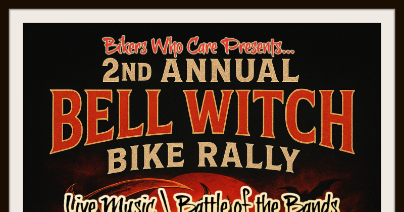 2nd Annual Bell Witch Bike Rally