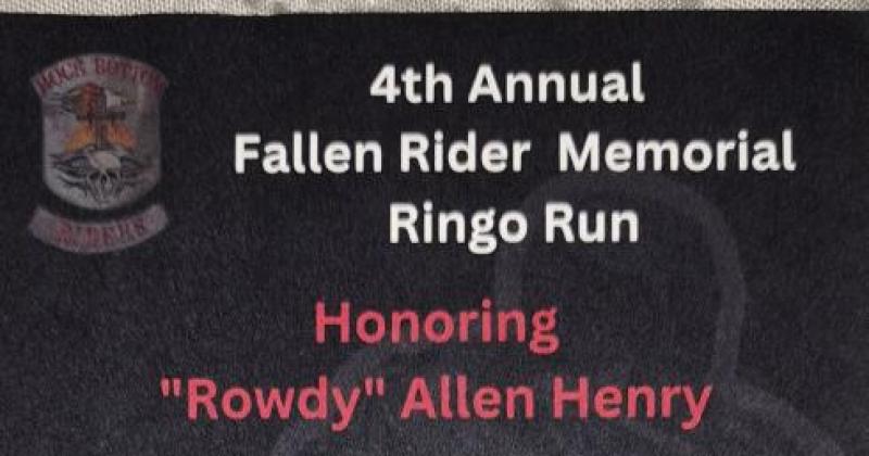 4th Annual Fallen Rider Memorial,  Ringo Run. 