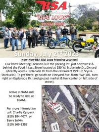 BSA Club's "Ojai Loop" Street Ride