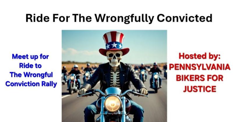 Ride for the Wrongfully Convicted October 5th