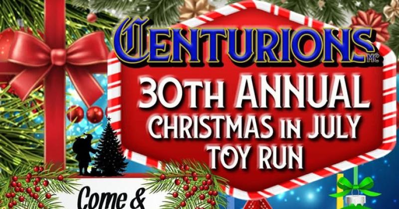 Centurions Xmas in July Toy Run for Shriners