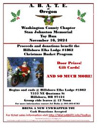  Washington County ABATE TOY RUN and parade