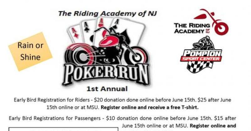 1st Annual Riding Academy of NJ Poker Run