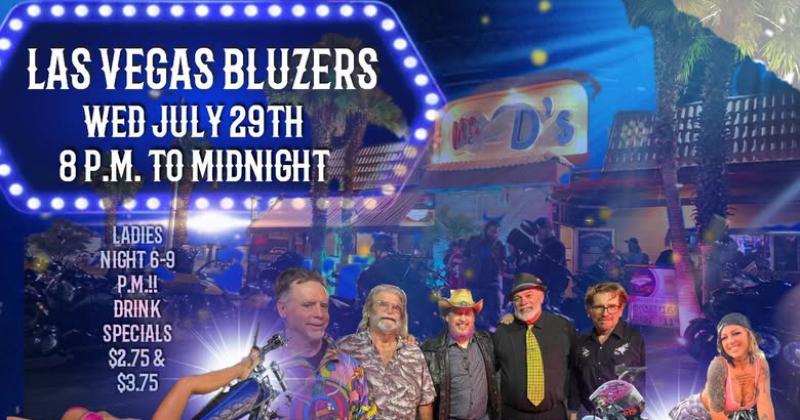 Mr D's Sports Bar Bike Night with Vegas Bluzers