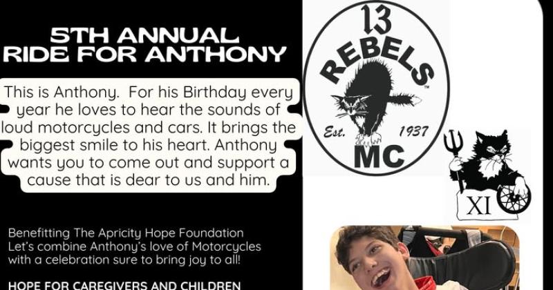 2026 Anthony's Charity Motorcycle Ride