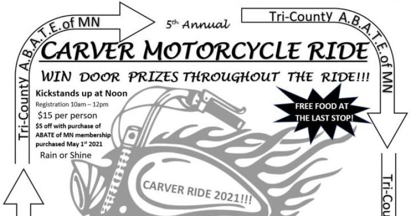 Tri-County A.B.A.T.E. Carver Motorcycle Ride