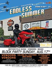 Ventura Harley's 27th Annual Endless Summer Bike Show Event