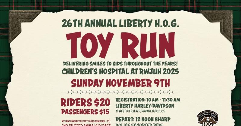 26th Annual Liberty H.O.G Toy Run