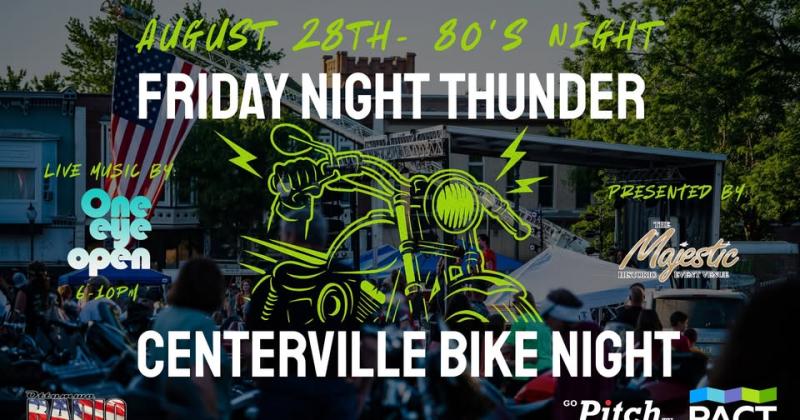 August 28th Centerville Bike Night: One Eye Open