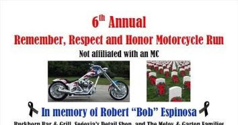 6th Annual Remember, Respect and Honor Bike Run
