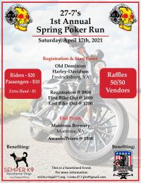 CVMA© VA 27-7 1st Annual Poker Run