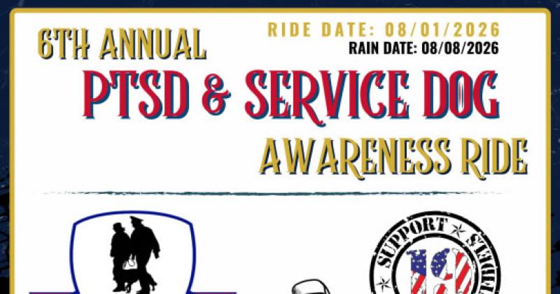 6th Annual PTSD & Service Dog Awareness Ride