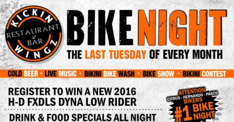 Bike Night at Kickin' Wingz