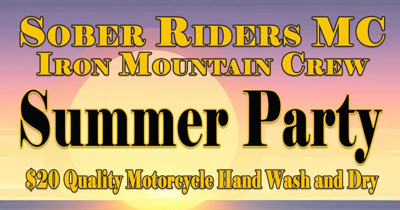 Sober Riders MC Iron Mountain Summer Party