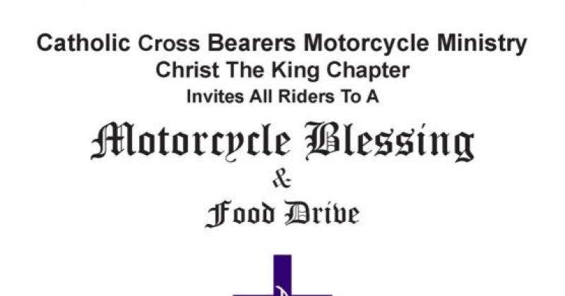 CCBMM Christ The King Bike Blessing & Food Drive