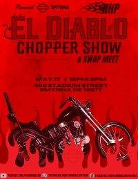 El Diablo CHOPPER SHOW & Swap Meet @ Rommel HD SMYRNA