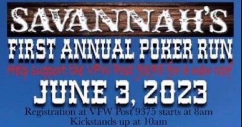 Savannah's 1st Annual Poker Run
