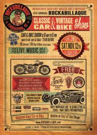 4th Annual Rockabillaque: Classic Cars, Music, Vintage Bikes, Pin-Up's & More!