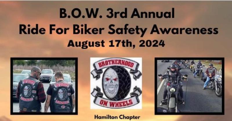 Biker safety awareness ride