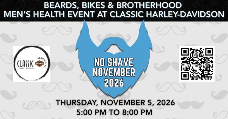 Beards, Bikes & Brotherhood - Men's Health Event