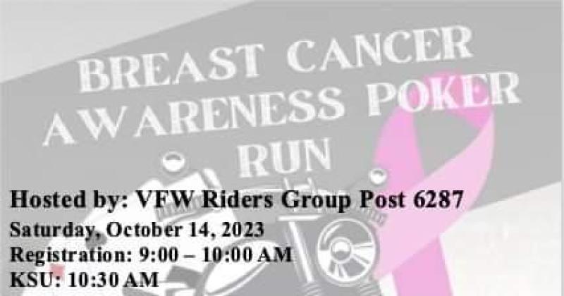 Breast cancer awareness Poker Run