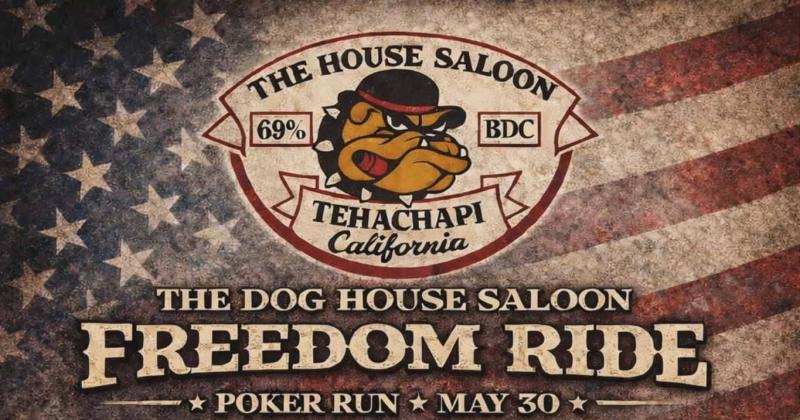 THE DOG HOUSE SALOON -  FREEDOM RIDE - POKER RUN - 2026