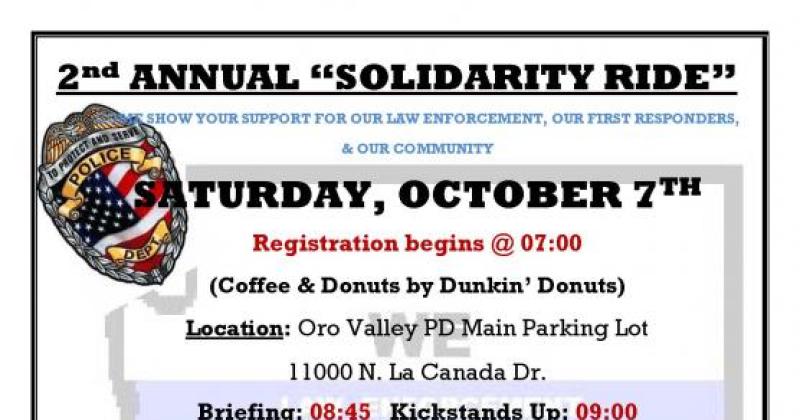 2nd Annual Solidarity Ride