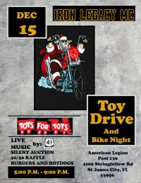 Toy drive and bike night