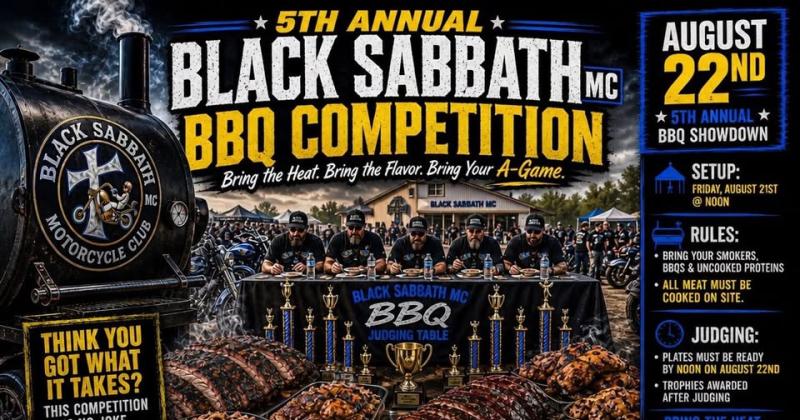 5th Annual Black Sabbath MC BBQ Competition