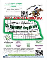 THE PONY EXPRESS RIDE ACROSS NEBRASKA