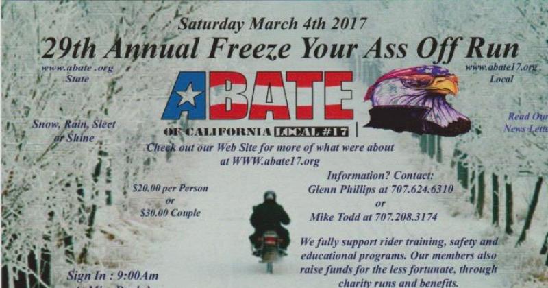Freeze Your Ass Off Run
