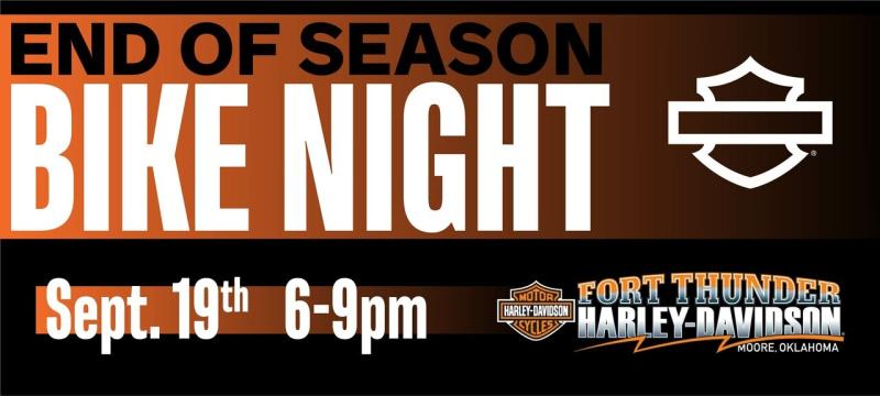 End of Season Bike Night
