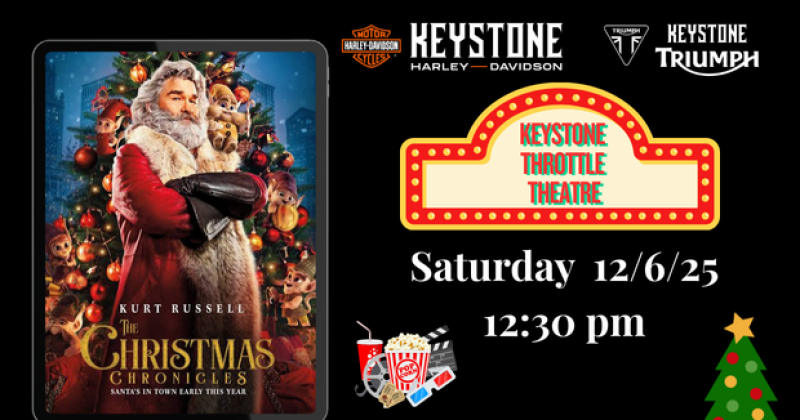 Throttle Theater- Movie and Snack /H.O.G. Breakfast for Sale