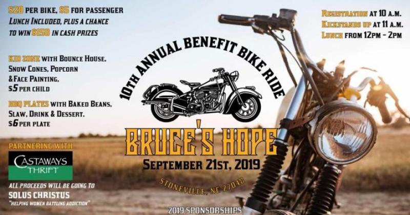 10th Annual Bruce's Hope Benefit Ride