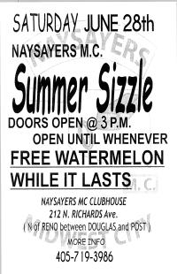 Naysayers M.C. Summer Sizzle