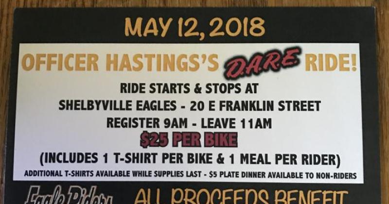 Officer Hastings DARE Ride