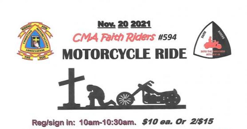 CMA Faith Riders Motorcycle Ride FUNdraiser
