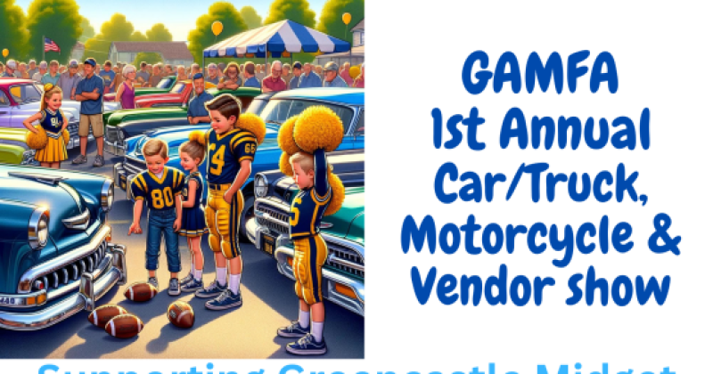 1st Annual GAMFA Car, Truck, & Motorcycle Show and Vendor event