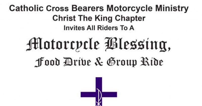 CCBMM Christ The King Bike Blessing & Food Drive