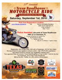 Homes for Our Troops Benefit Ride