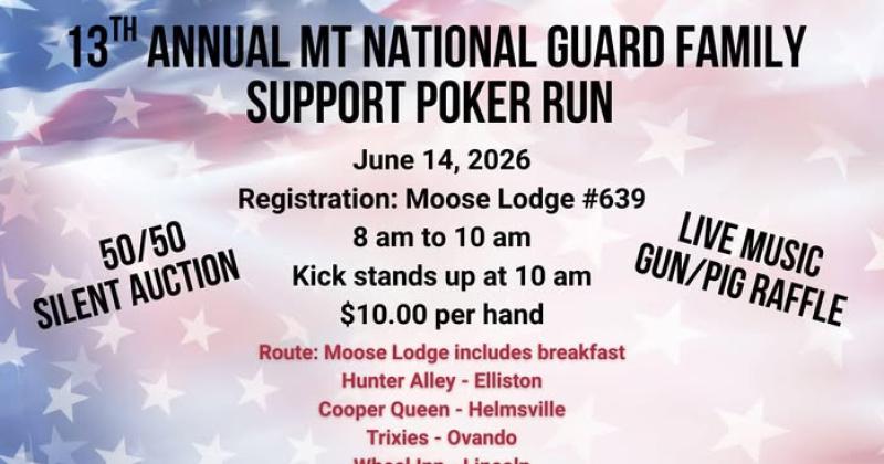 MT Nat'l Guard Family Support Poker Run