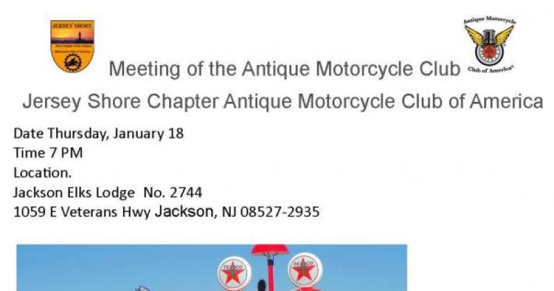 Antique Motorcycle Club Meeting
