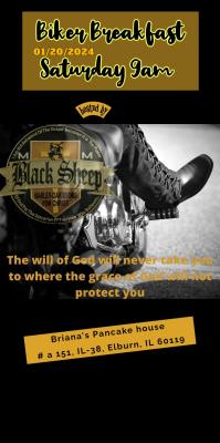 Black Sheep Harley Davidsons for Christ biker breakfast 