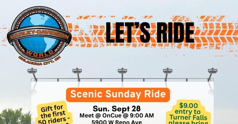 Sunday Scenic Ride to Turner Falls Park