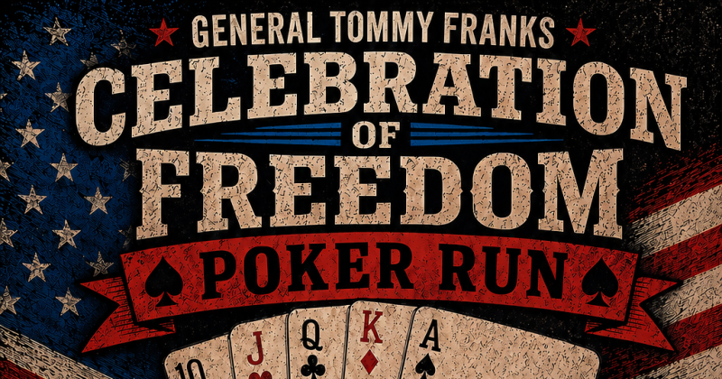 General Tommy, Franks celebration of freedom poker run