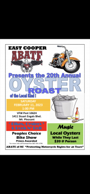 East Cooper Abate Oyster Roast & Bike Show