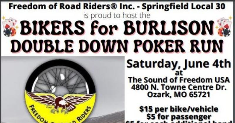 Bikers for Burlison Double Down Poker Run