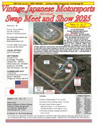 2025 Vintage Japanese Motorsports Swap Meet & Show