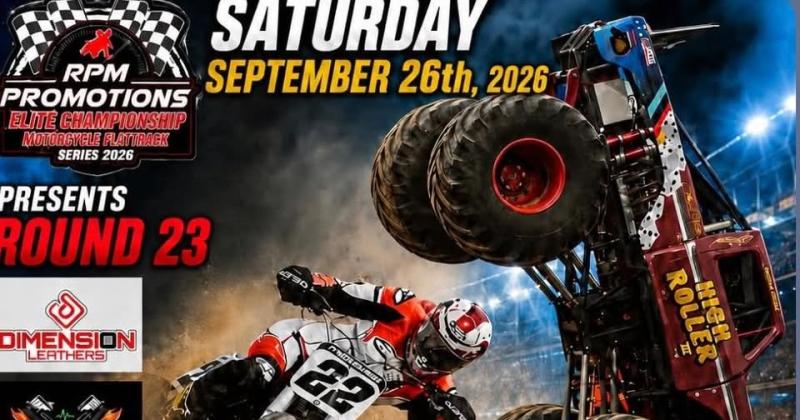 Monster Truck Clash with Motorcycle Racing