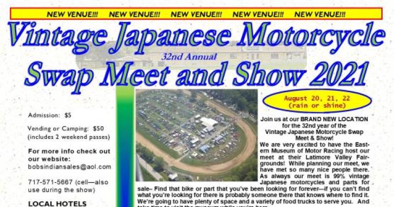 Vintage Japanese Motorcycle Swap Meet & Show